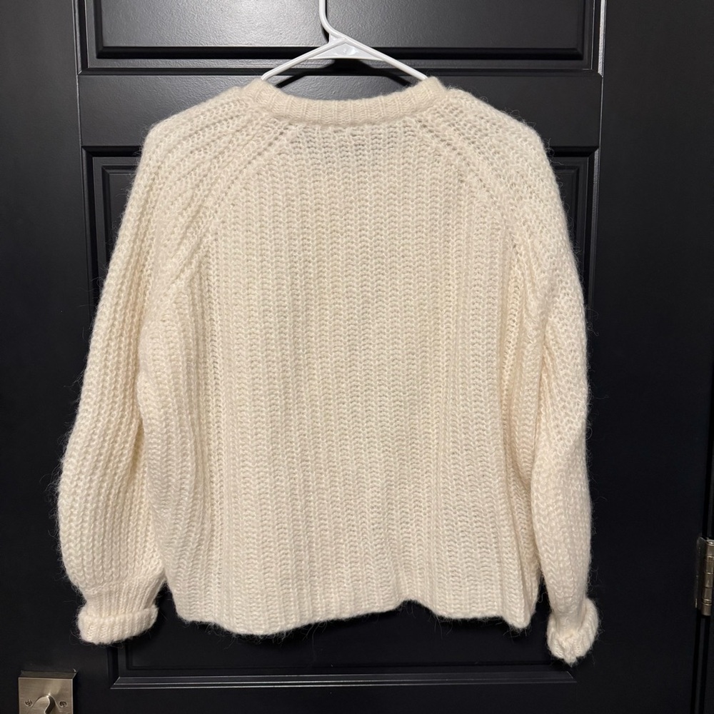 Sezane Emile Cardigan in Ecru, Small - Picture 3 of 4